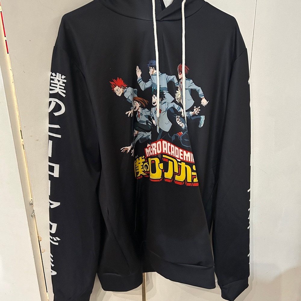 My Hero Academia Black Graphic Hoodie size 3X